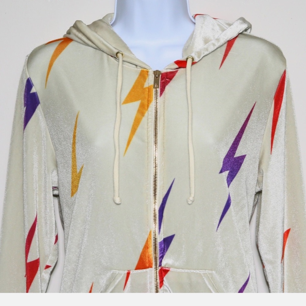 Aviator Nation velour zip up hoodie - Picture 3 of 9
